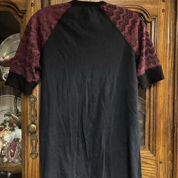 Affliction Inked Women's Lace Up T Shirt Medium Tribal Indian Edgy - Picture 4 of 4